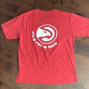 Red Atlanta Hawks Fabric fit Tee
